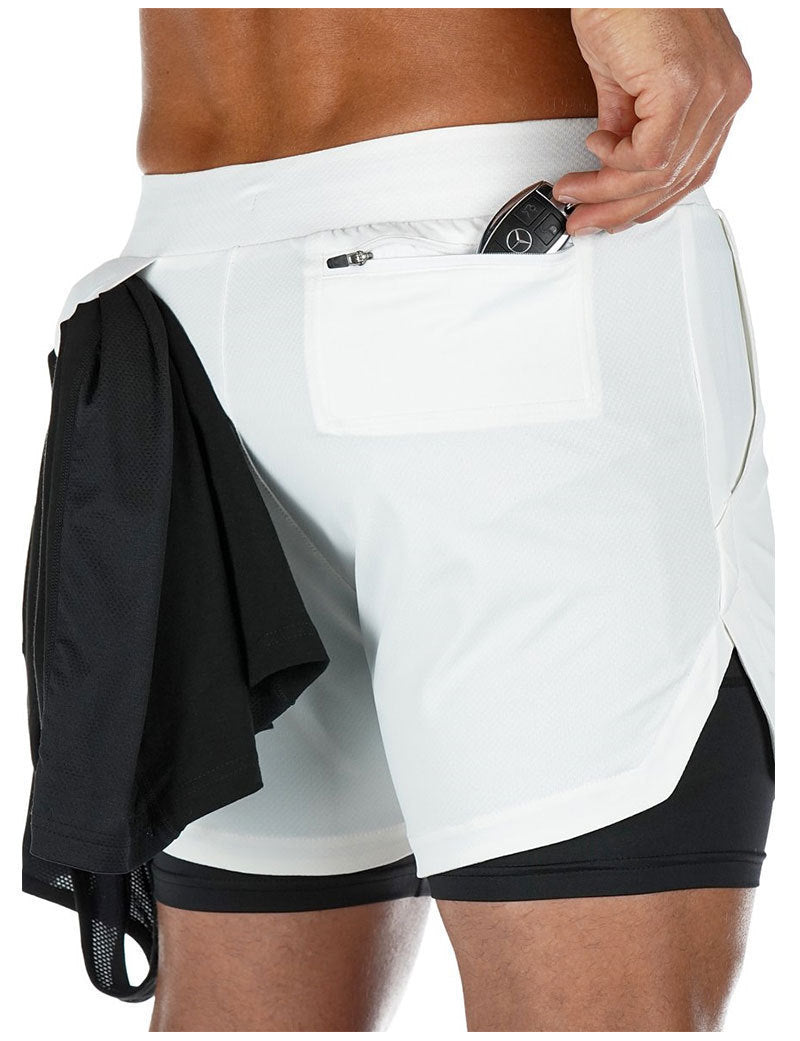 Quick-Drying Squat Exercise Fitness Shorts Men's Beach Pants